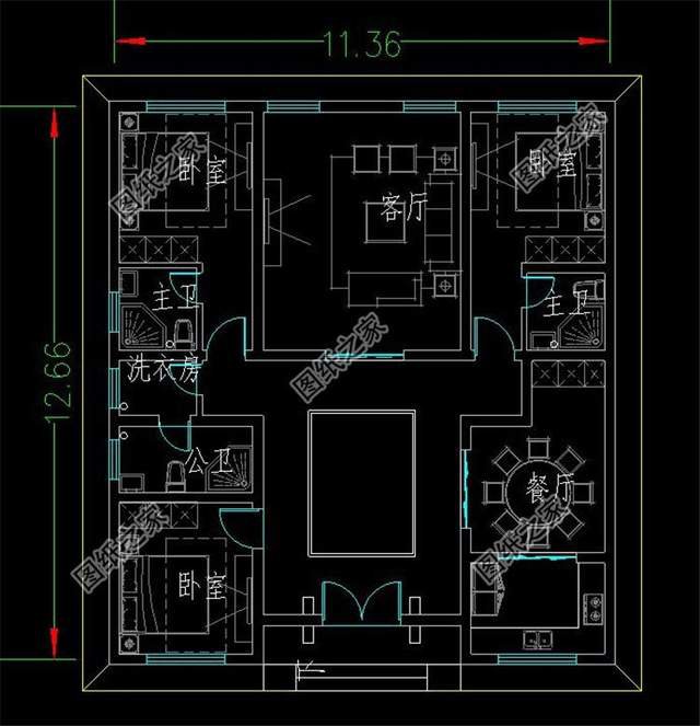 一層瓦房三合院，傳統(tǒng)的優(yōu)雅，大氣自知