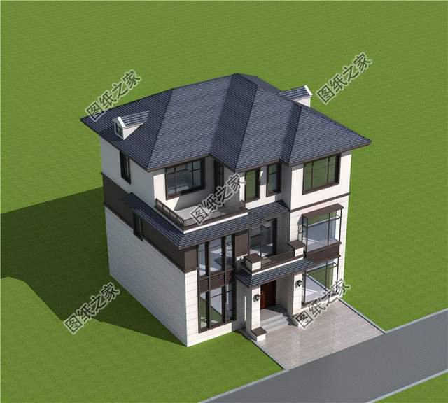 農(nóng)村三層樓帶羅馬柱，大氣磅礴有內(nèi)涵，想要面子建就來