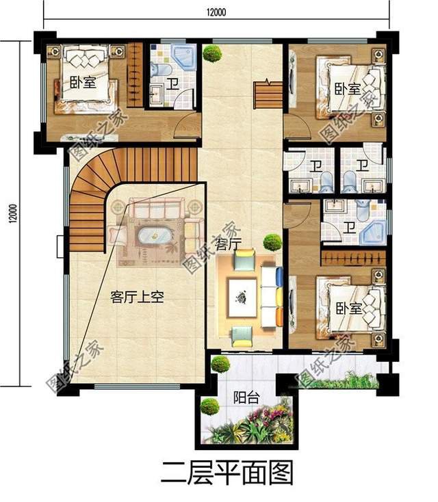 建三層半樓房設(shè)計(jì)圖，高屋建瓴地倚天的大氣生活