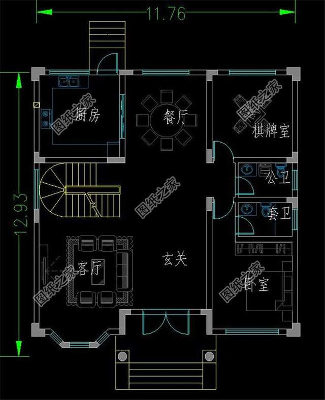 建三層半樓房設(shè)計(jì)圖，高屋建瓴地倚天的大氣生活