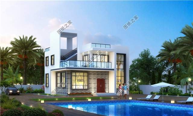 框架結(jié)構(gòu)現(xiàn)代風(fēng)格別墅，鄉(xiāng)下生活樂(lè)悠悠，風(fēng)險(xiǎn)安全有保障