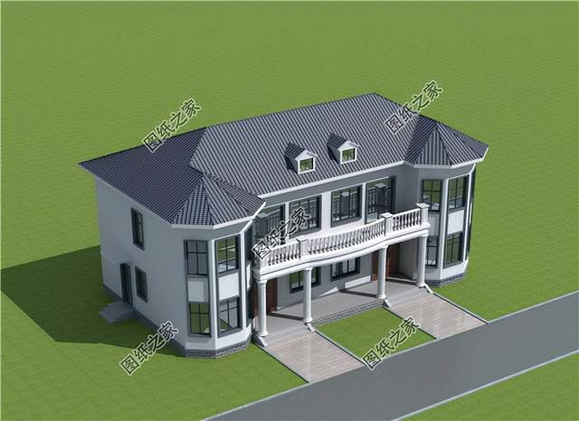 兩層雙拼別墅，小家獨(dú)一統(tǒng)，大家合不離