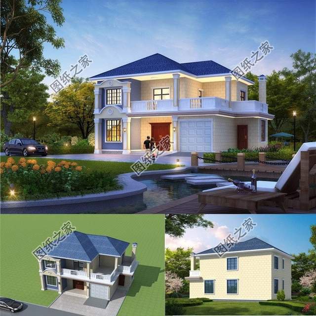 最實用農(nóng)村二層別墅設(shè)計，方便自己，就是方便生活