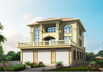 三層帶商鋪別墅設(shè)計圖，既能出租又能住