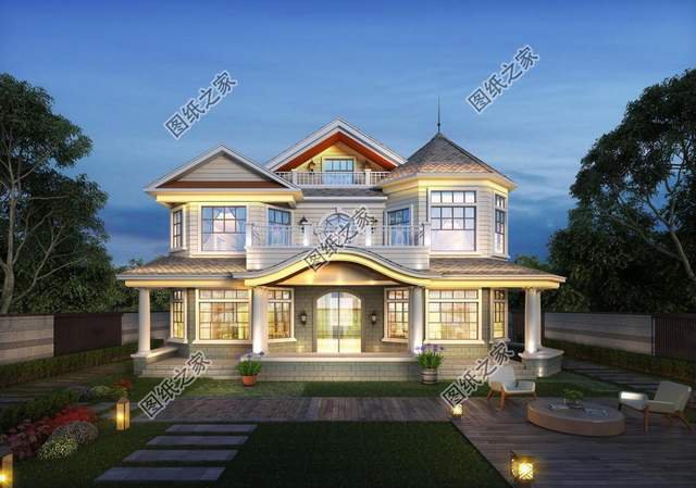 農(nóng)村新式二層半小別墅，優(yōu)雅外觀居住放心的心靈港灣