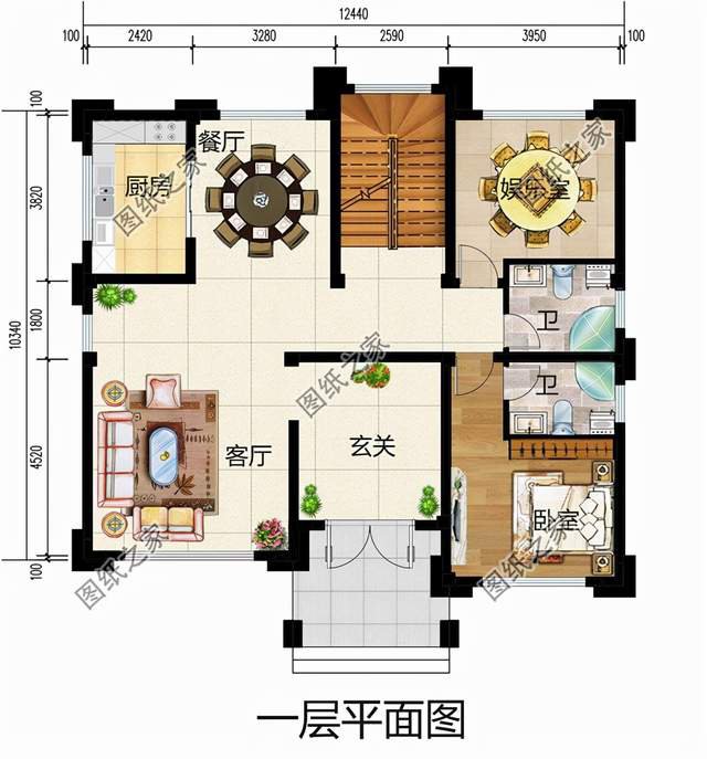 農(nóng)村三層挑空別墅，視野寬闊，心胸寬廣的居家體驗(yàn)