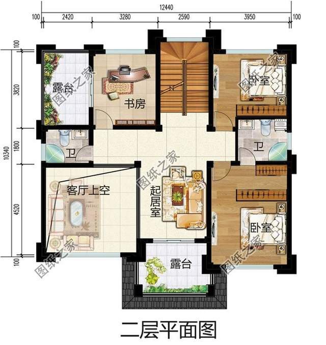農(nóng)村三層挑空別墅，視野寬闊，心胸寬廣的居家體驗(yàn)