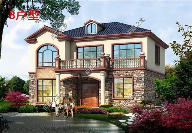 實(shí)惠又美觀的新家，20萬(wàn)新款二層別墅