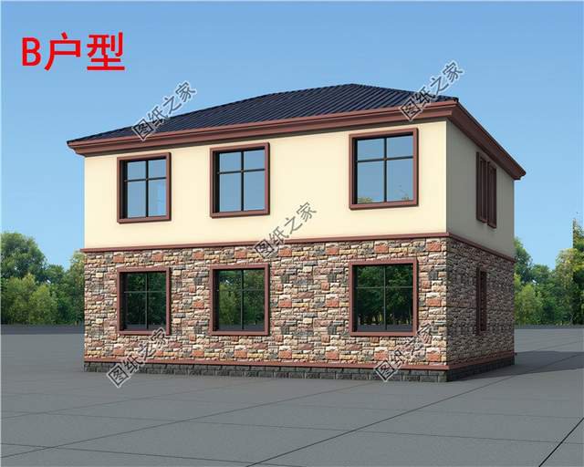 實(shí)惠又美觀的新家，20萬(wàn)新款二層別墅