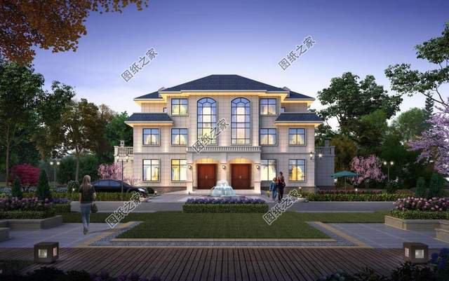 三層歐式雙拼別墅，合小家為大家，兄弟姐妹不分離，生活樂悠悠