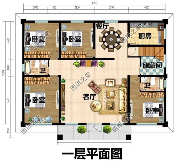 四開間二層自建房，實用雖為先，優(yōu)雅卻共存