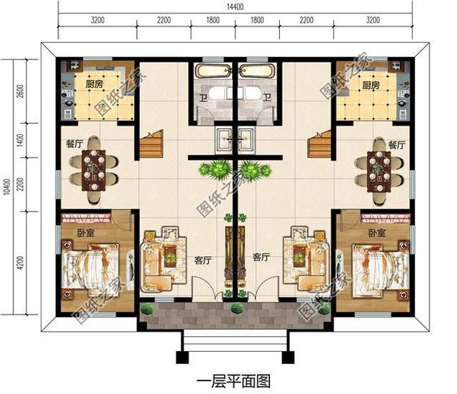 帶露臺的雙拼自建房，悠閑生活喜津津，兄弟齊心日子欣