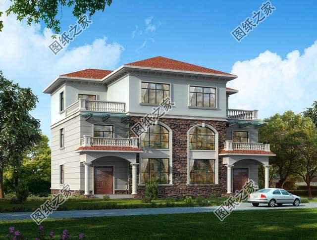 帶露臺的雙拼自建房，悠閑生活喜津津，兄弟齊心日子欣