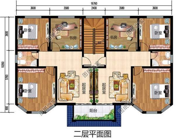 帶露臺的雙拼自建房，悠閑生活喜津津，兄弟齊心日子欣