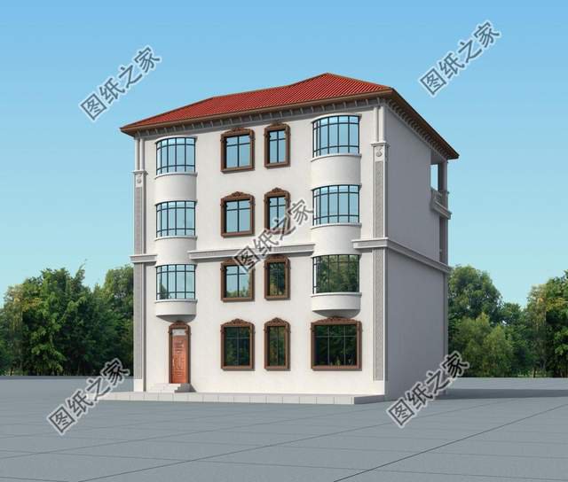 四層復式別墅設計圖，大氣外觀振人心，安逸生活有保障