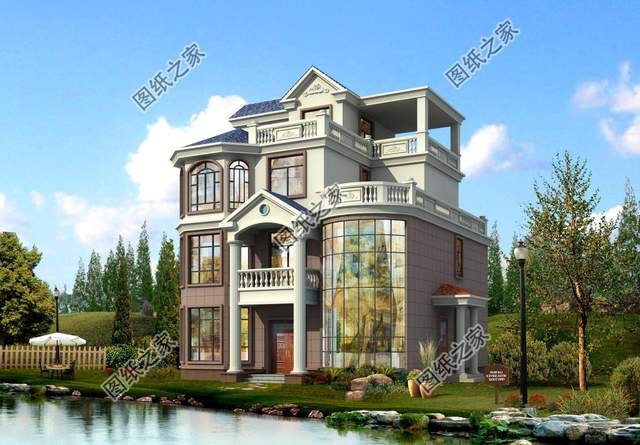 四層復式別墅設計圖，大氣外觀振人心，安逸生活有保障