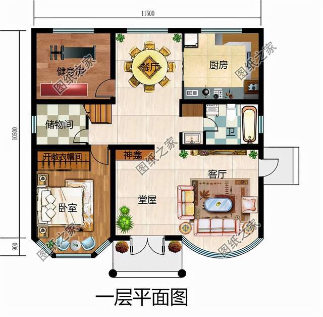 四層復式別墅設計圖，大氣外觀振人心，安逸生活有保障