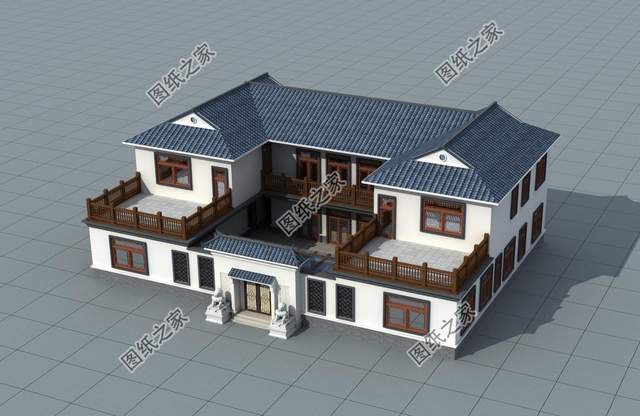 帶車庫(kù)的四合院別墅，庭院真享受，出入方便且融入生活