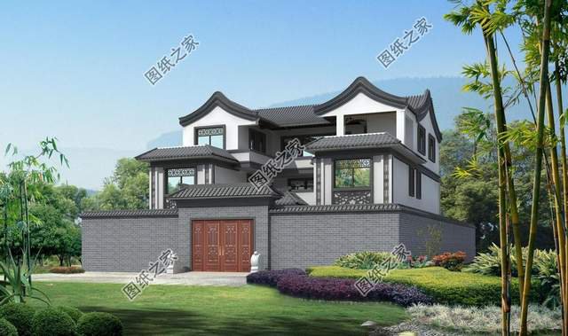 帶車庫(kù)的四合院別墅，庭院真享受，出入方便且融入生活