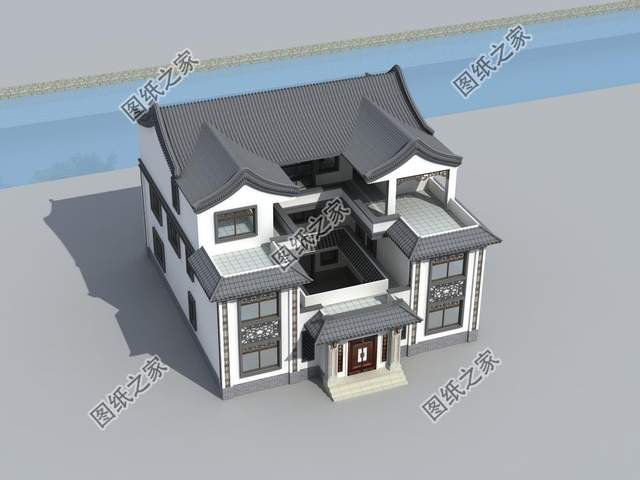 帶車庫(kù)的四合院別墅，庭院真享受，出入方便且融入生活