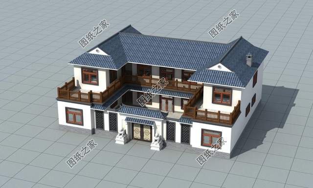 帶車庫(kù)的四合院別墅，庭院真享受，出入方便且融入生活