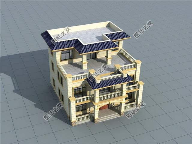 農(nóng)村新式平屋頂三層自建房，讓生活擁有更多的美好瞬間