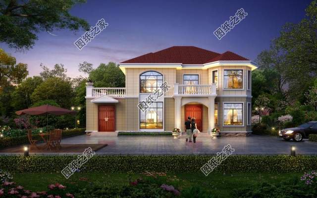 歐式三開(kāi)間二層自建房，讓生活更美滿，讓幸福更甜蜜