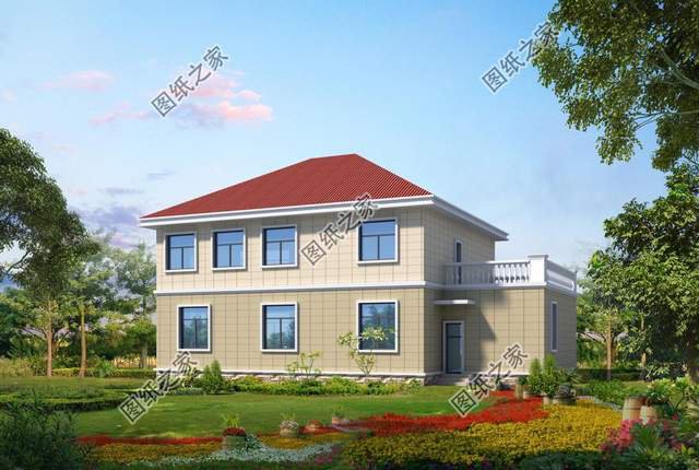 歐式三開(kāi)間二層自建房，讓生活更美滿，讓幸福更甜蜜