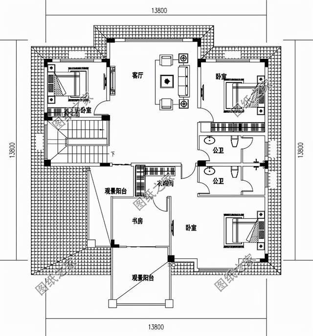 新中式三開間二層別墅，傳統(tǒng)與現(xiàn)代的結(jié)合，讓生活更美好