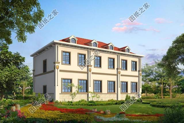 農(nóng)村簡單的二層歐式設(shè)計圖，優(yōu)雅唯美同時有，大氣美觀愜意存