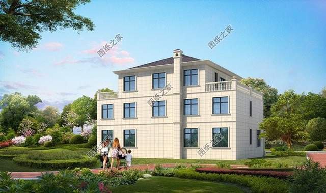 三層別墅帶車庫，車庫安置便出行，高登露臺賞繁星