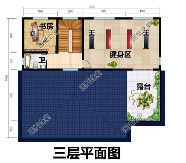 三層別墅帶車庫，車庫安置便出行，高登露臺賞繁星