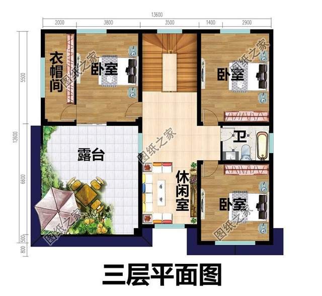 坡屋頂三層別墅，造型更豐富，冬暖夏涼好幫手