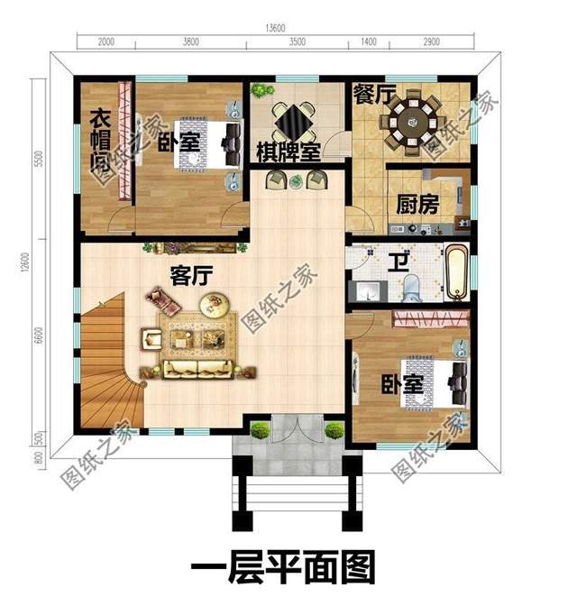 坡屋頂三層別墅，造型更豐富，冬暖夏涼好幫手
