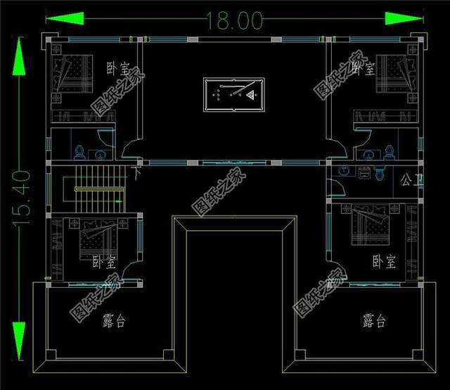 左右對(duì)稱的美，三層別墅的大氣舒適實(shí)用