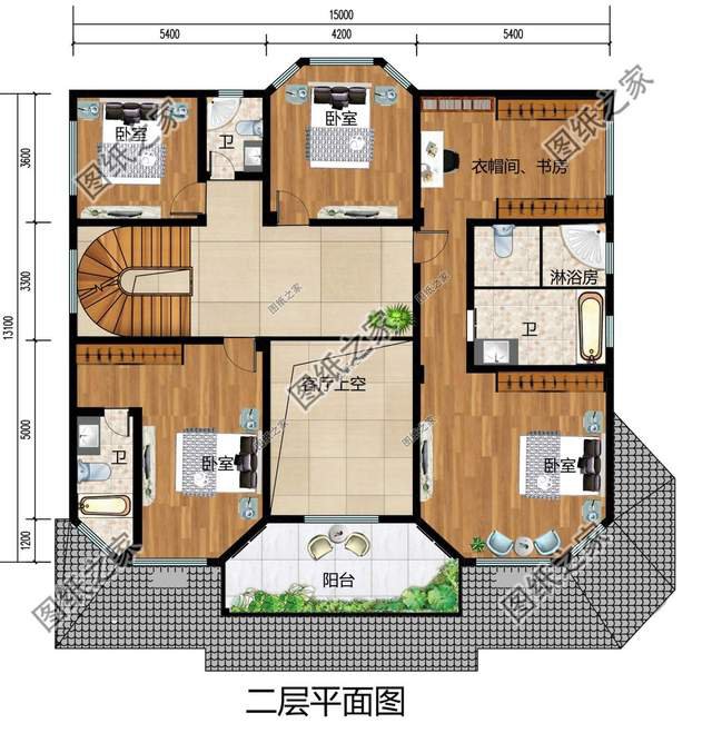 大戶型三層鄉(xiāng)村別墅，滿滿的貴族氣息，成功男人的象征