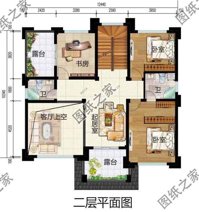 三層農(nóng)村自建房，一層給父母，一層給她，一層給花苑和悠然