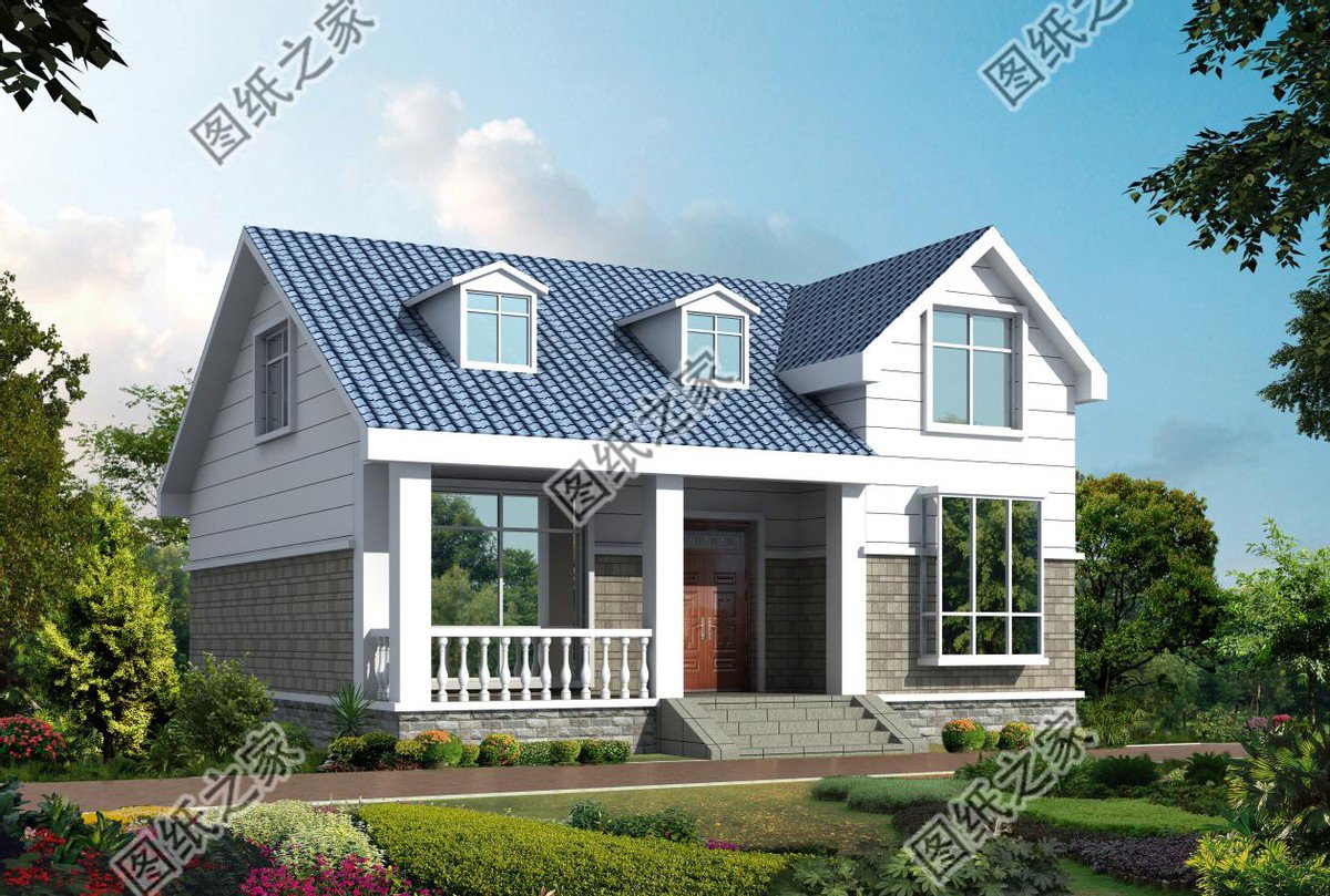 15萬左右農(nóng)村二層自建別墅，低成本二層小別墅，快樂生活的小起點