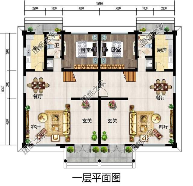 精品雙拼二層別墅，兩兄弟自建別墅的優(yōu)選