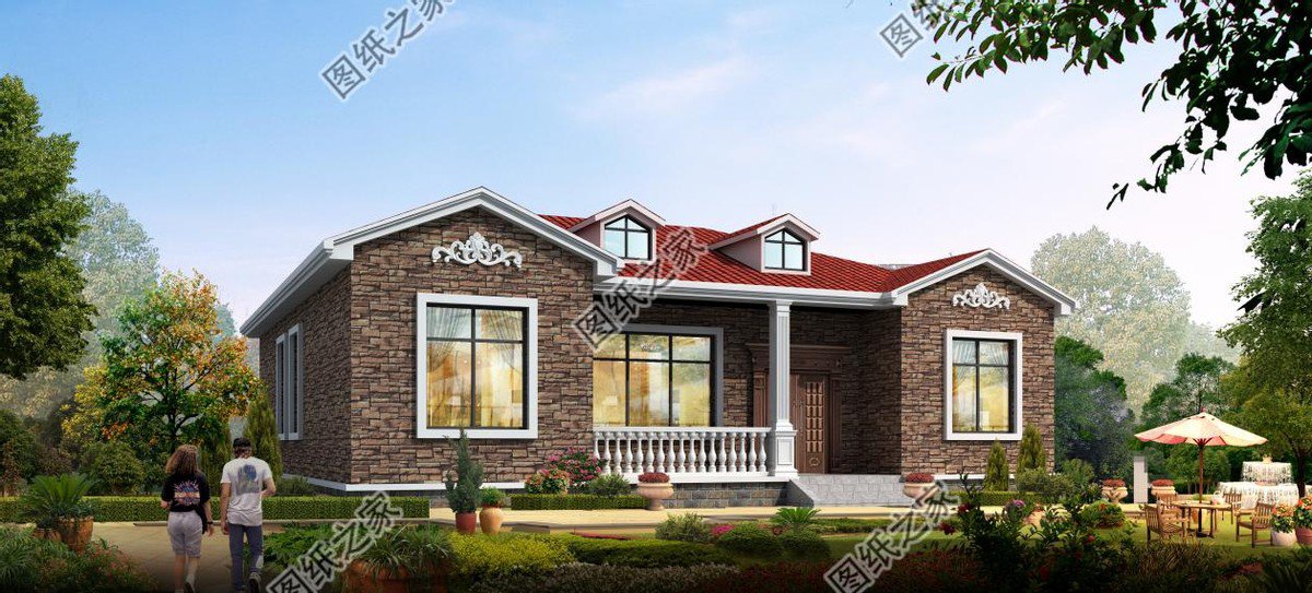 帶老虎窗的一層 別墅，是國人的理想住宅