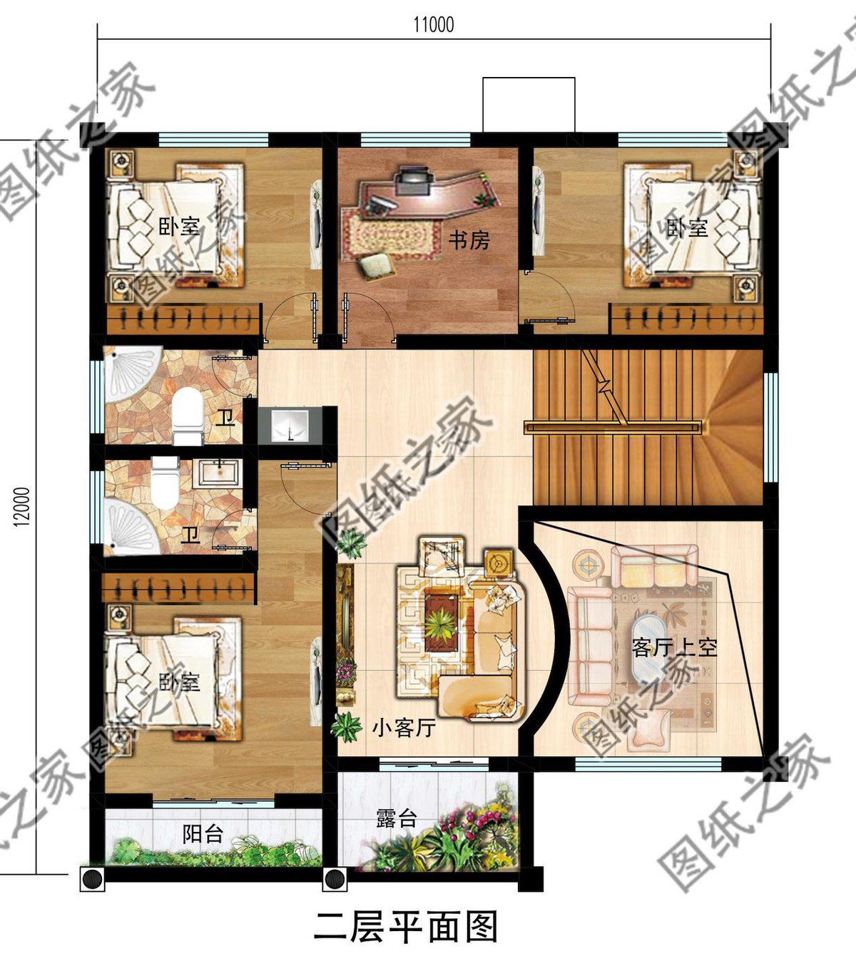 帶浮雕的農(nóng)村自建三層別墅，金色浮雕是歷久不衰的美