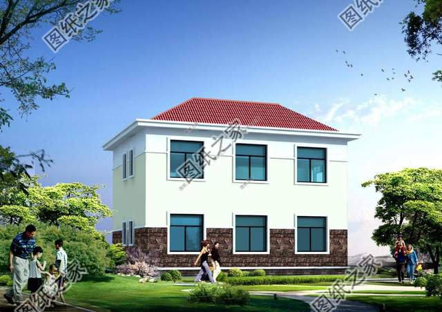 3款最新復式二層農村自建別墅，空中疊墅挑高客廳盡顯奢華氣質