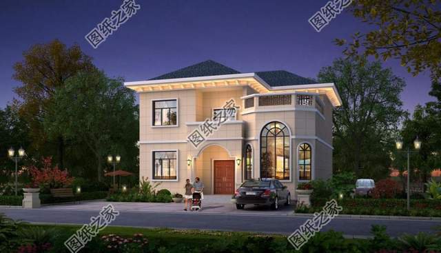 3款最新復式二層農村自建別墅，空中疊墅挑高客廳盡顯奢華氣質