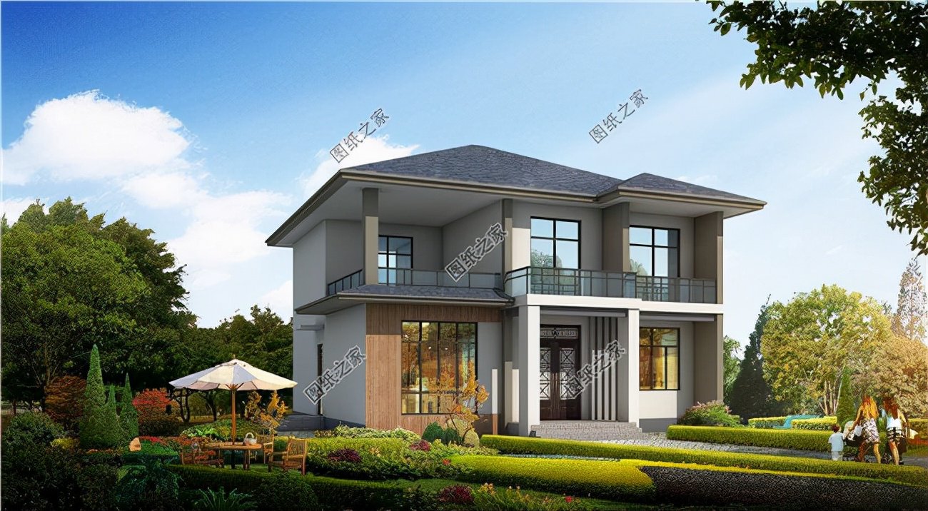 現(xiàn)代風(fēng)二層農(nóng)村自建房，輕奢別墅盡顯小資生活方式