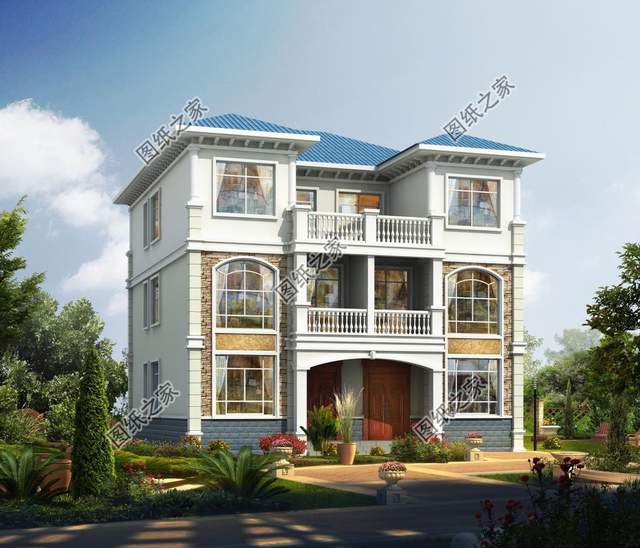 農(nóng)村三層雙拼別墅，家里有哥倆兒怎么建房，雙拼三層別墅幫解決