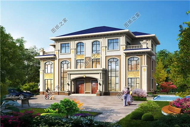 農(nóng)村三層雙拼別墅，家里有哥倆兒怎么建房，雙拼三層別墅幫解決