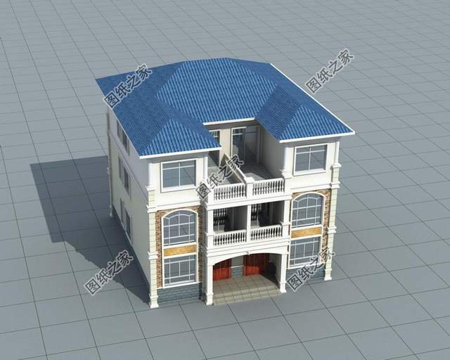 農(nóng)村一層帶庭院三合院自建房，粉墻黛瓦，實(shí)用又美觀