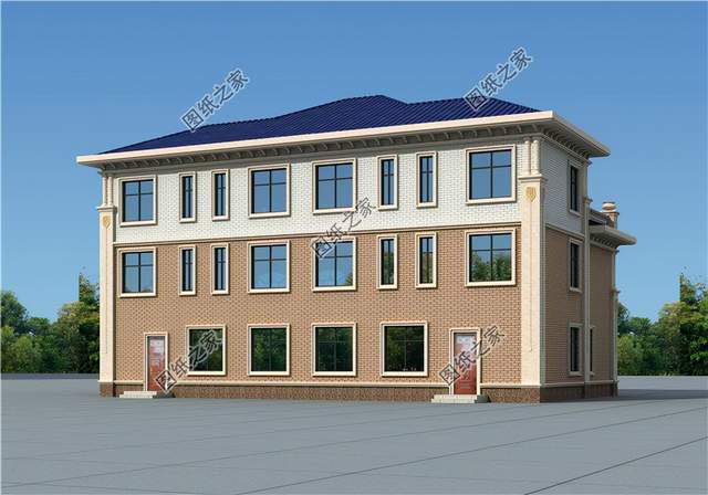 農(nóng)村一層帶庭院三合院自建房，粉墻黛瓦，實(shí)用又美觀