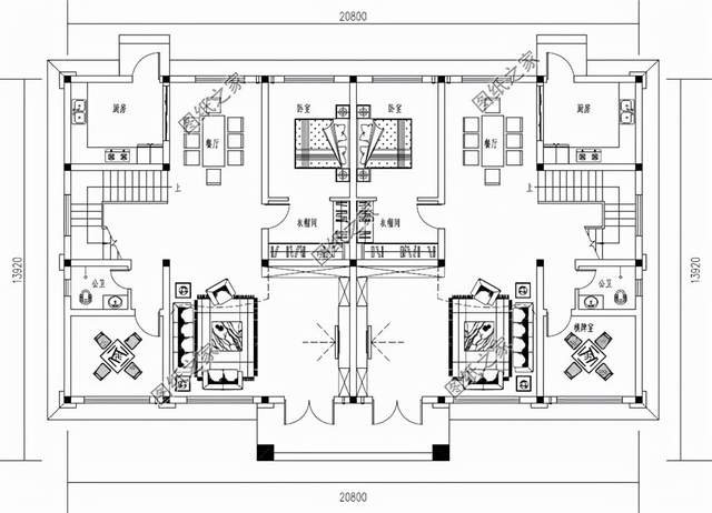 農(nóng)村一層帶庭院三合院自建房，粉墻黛瓦，實(shí)用又美觀