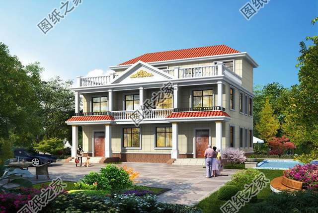 農(nóng)村一層帶庭院三合院自建房，粉墻黛瓦，實(shí)用又美觀